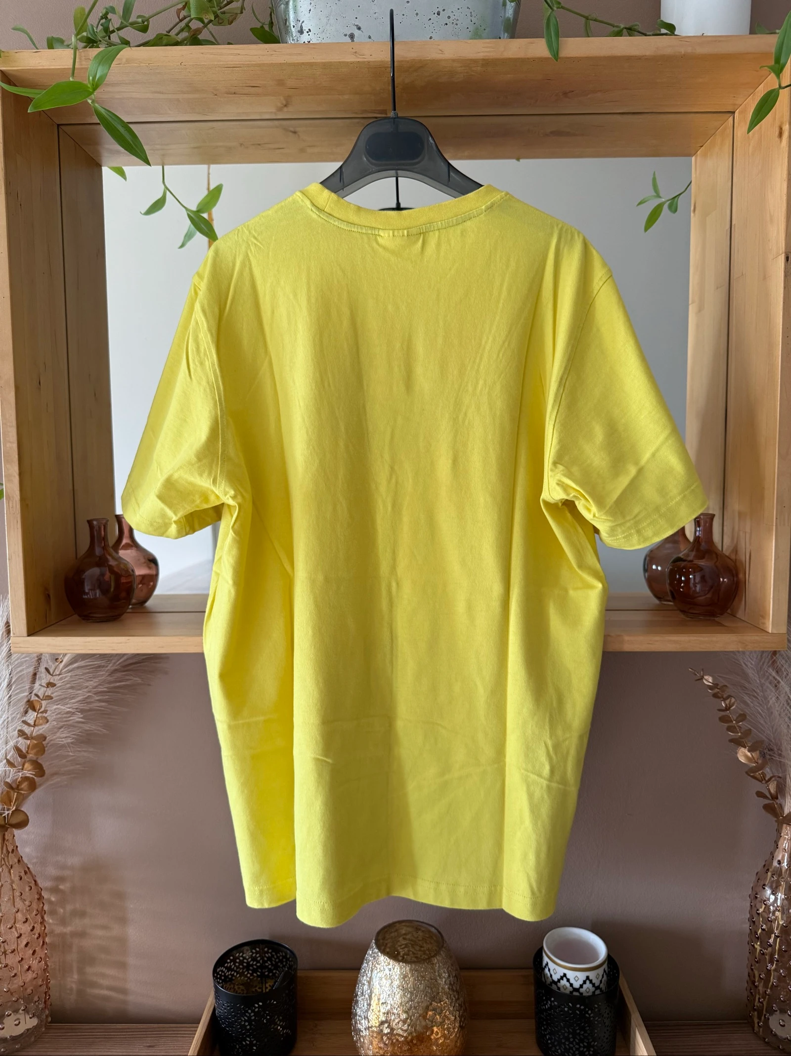 Camiseta Adidas hombre M vintage – Amarillo – Logotipo gráfico grande – Muy buen estado – photo 2